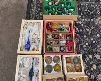 Bulk Glass ornament lot