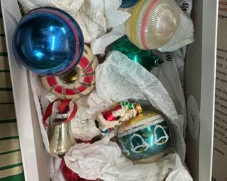 Vintage Glass Christmas Ornaments