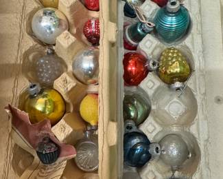 Glass Christmas ornaments