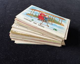 Lot of Antique Christmas postcards