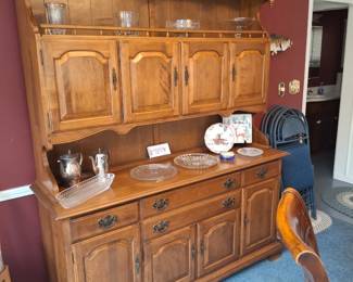 Oak China Hutch!