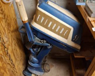 1953 Evinrude Boat Motor!