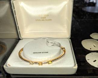 18k Gold Over Sterling Brand New Bracelet!