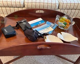 Coffee Table and Cameras