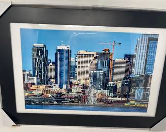 Malden International Designs Framed Cityscape Wall Art