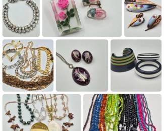 Jewelry Sets & Necklaces - Copper, Lucite, Rhinestone & More