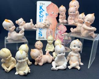 Lefton Pigs and Kewpie Figurines Collection
