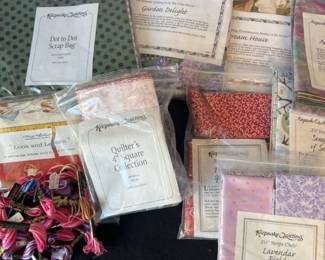 Mixed Quilting Fabrics — Scrap Bags, Strip Sets & Square Block