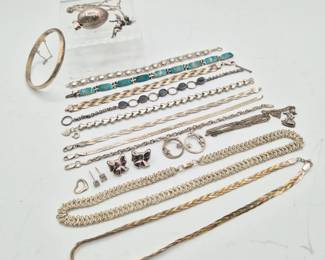 Sterling Jewelry Variety - Chains, Pendant, Bracelets MORE