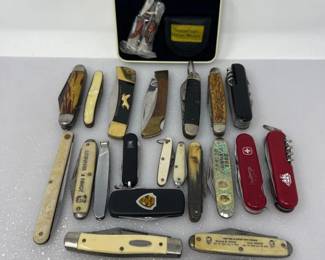Collection of Vintage Pocket Knives – Political & Commemorative Themes