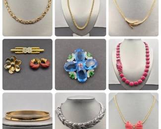 Vintage Designer Jewelry Mix - Swarovski, Monet, Trifari, Givenchy