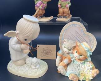 God’s Ray of Mercy, Friendship & Vintage Skiers Figures