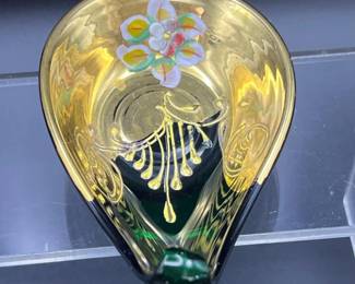 Murano Venetian Glass Trinket Dish - $125