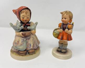 Hummel “Cinderella” & “Girl with Basket” – Goebel Bee Mark