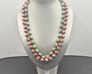 Cloisonné Beaded Necklaces
