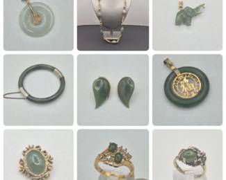 Jade & Chrysoprase Jewelry Mix