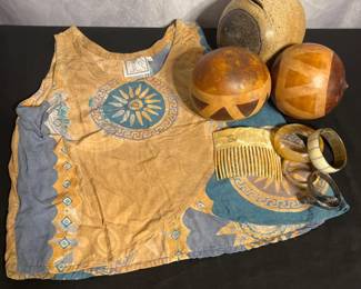 South Pacific Island Themed Decor - Maui Tank, Samoan Comb MORE