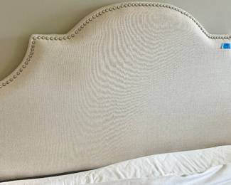 Queen Padded Oatmeal colored head board $75