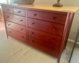 Nadeau made in Canada 8 Drawer Dresser 58.5”wx20d x 35h $300