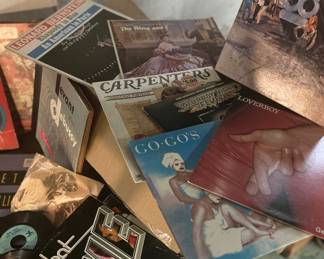 Vintage record albums