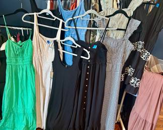 Ladies dresses medium & lsrge