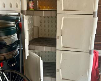 Rubbermaid storage cabinet 36wx18”dx72h $125