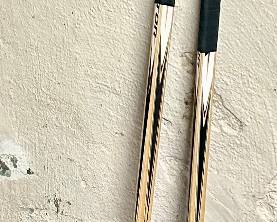 2 hockey sticks $20ea; bag of pucks
