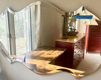 Beveled Mirror 40”x 25” $115