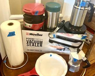Vacuum sealer, expresso makers