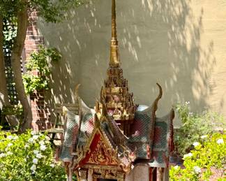 Unusual Japanese outdoor pagoda