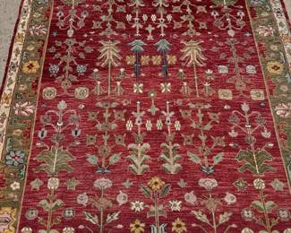 Vintage soumak Persian rug