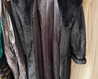 Faux fur coat