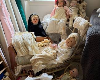 Vintage doll collection