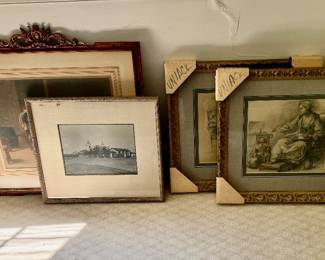 Antique engravings