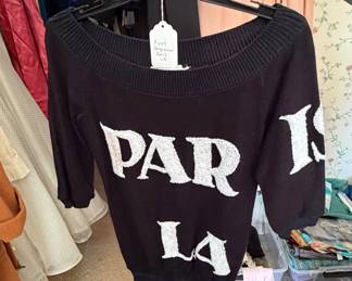 Designer sweater