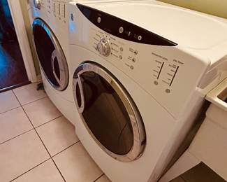 GE 7.0 cu. ft. Super Capacity Front-Load Electric Dryer (Model: DCVH680EJ1WW and its companion WCVH6800JWW front-load washer) BUY IT NOW $600 for the Pair