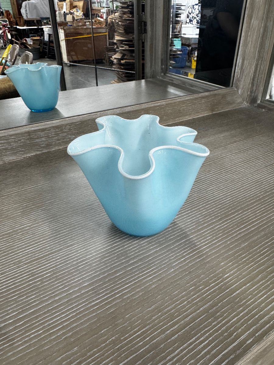 Murano Glass Handkerchief Vase