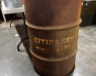 Cities Service Oil Drum