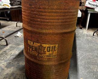 Pennzoil Oil Drum