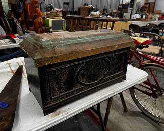 Vintage Cast Iron Mailbox 