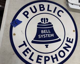 Public Telephone Sign