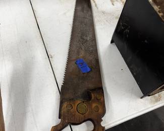 Henry Disston Hand Saw With Wooden Handle