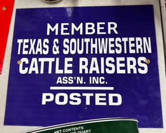 Texas & Southwestern Cattle Raisers Sign