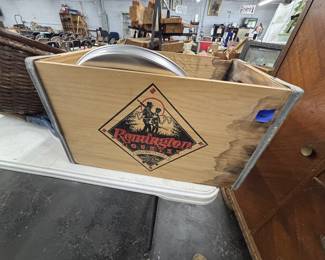 Remington ammunition crate