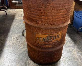 Pennzoil Oil Drum