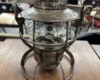 vintage railroad lantern