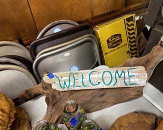 Driftwood Welcome Sign
