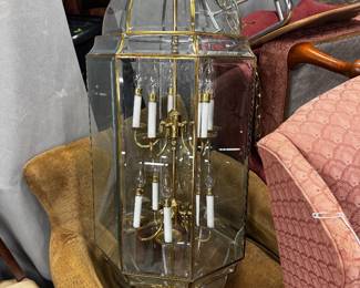 two tiered entryway light