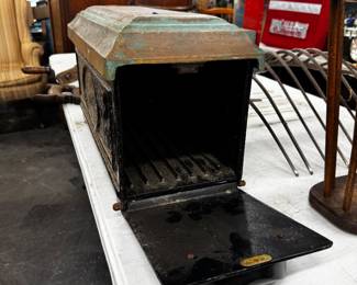 Vintage Cast Iron Mailbox 