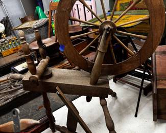 Antique Spinning Wheel